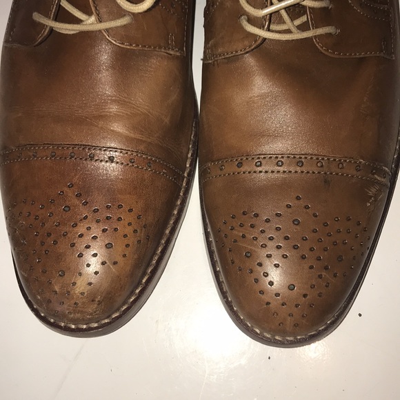 J & M Est. 1850 Conard Cap Toe Oxford Brown Wingtips Size 10.5 - Picture 12 of 15